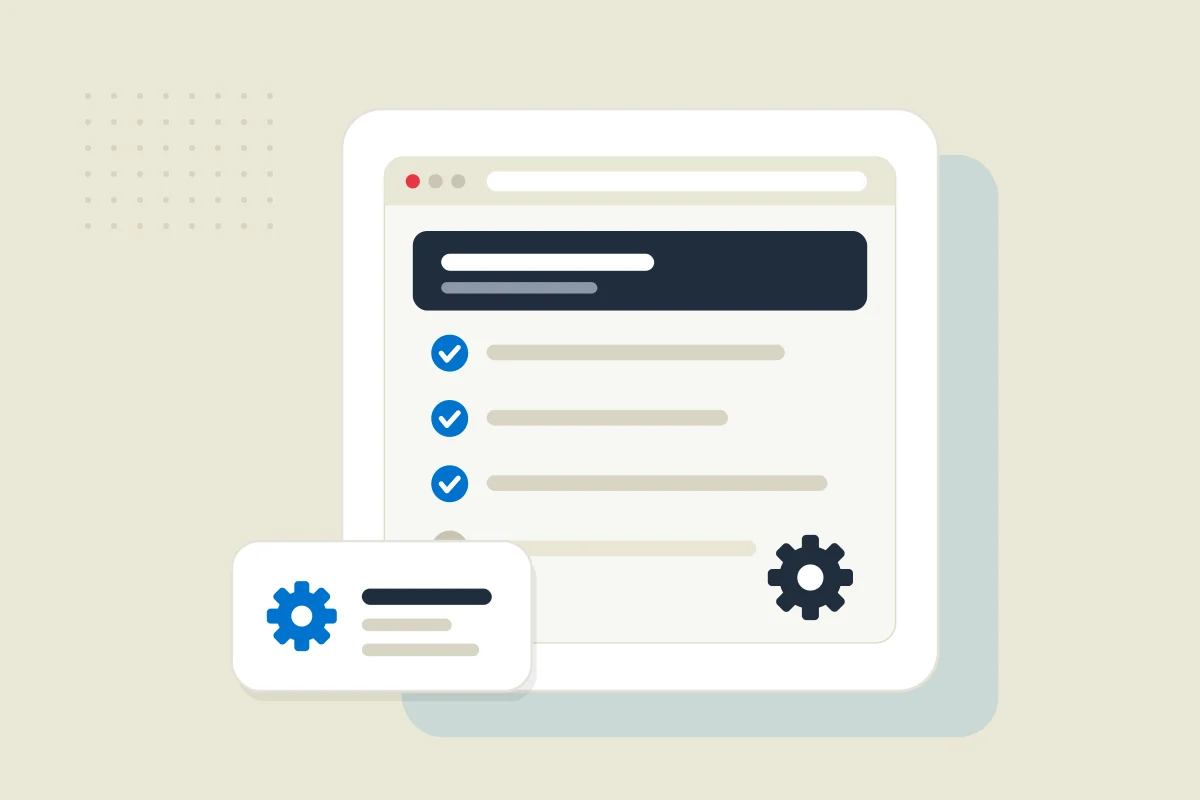WordPress kurulumu sonrası kontrol listesi illüstrasyonu