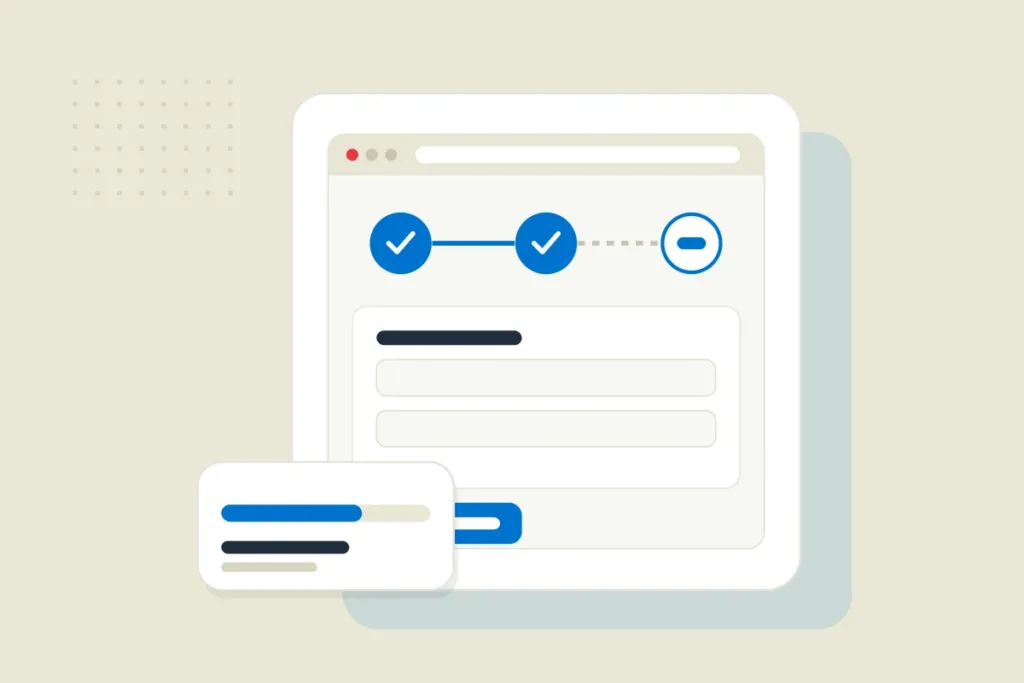 Adım adım WordPress kurulum ekranı illüstrasyonu