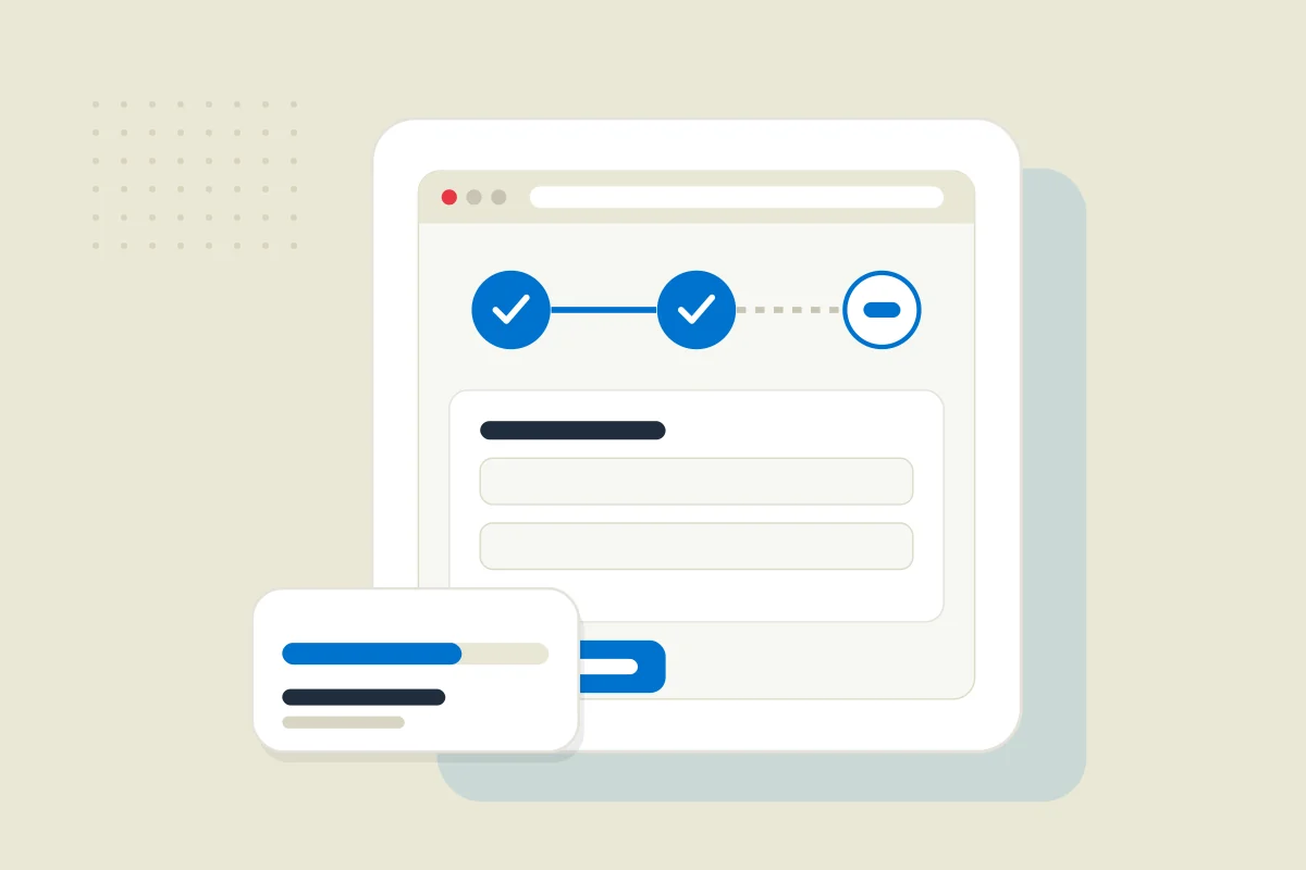 Adım adım WordPress kurulum ekranı illüstrasyonu