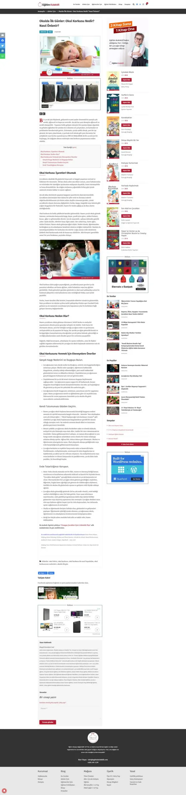 Eğitim Kolektifi web sitesi sayfa 2