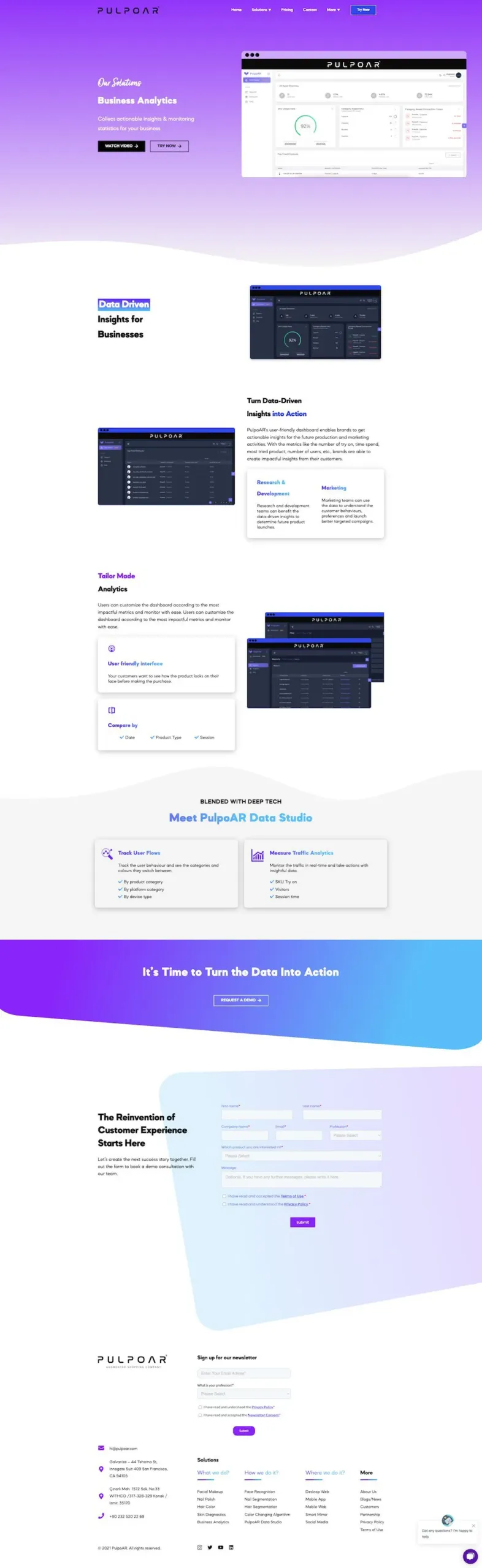 Pulpoar web sitesi sayfa 3