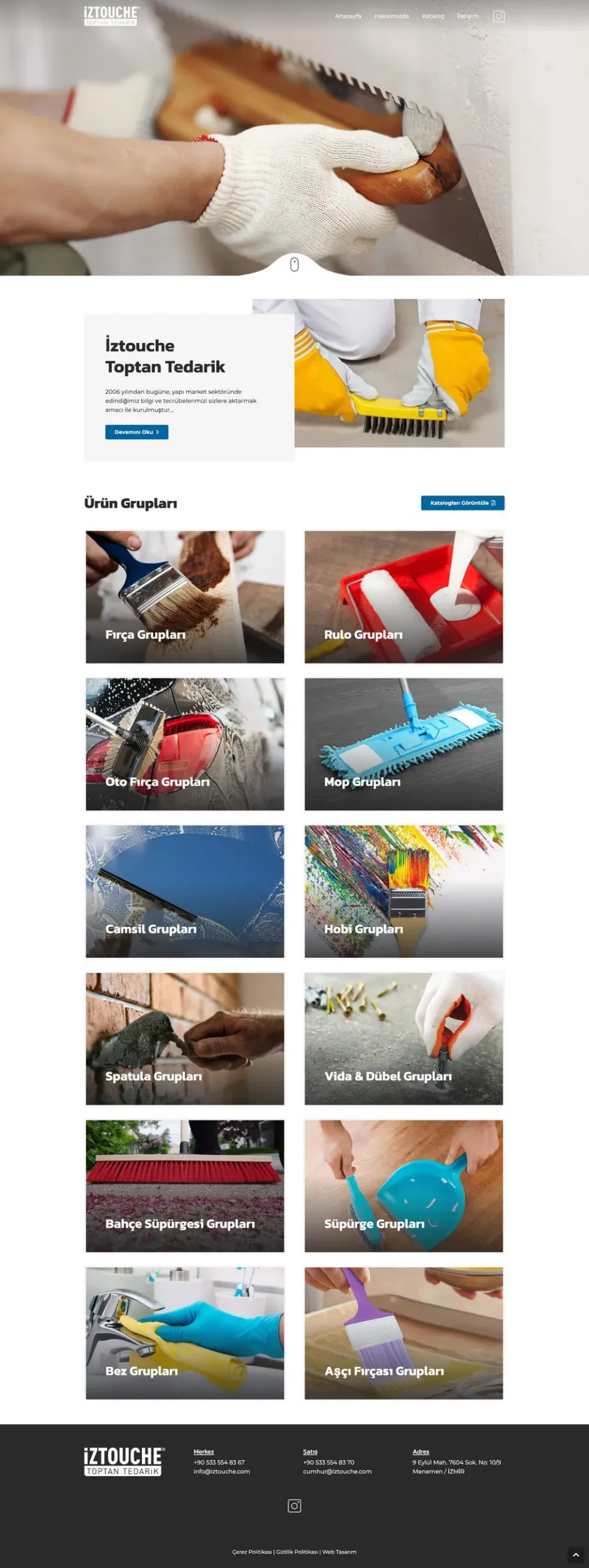 Iztouche web sitesi sayfa 1