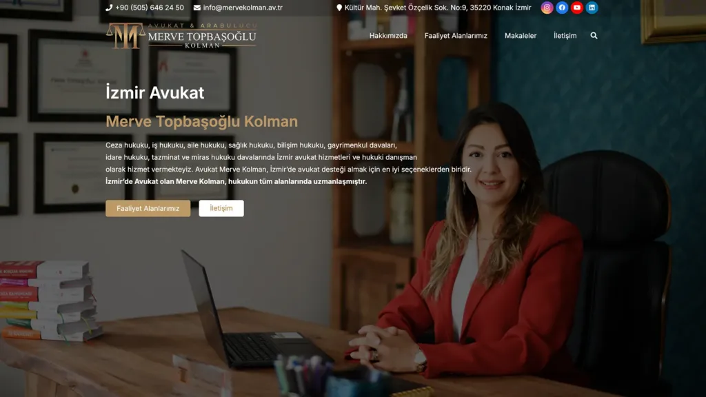 Avukat Merve Topbaşoğlu Kolman