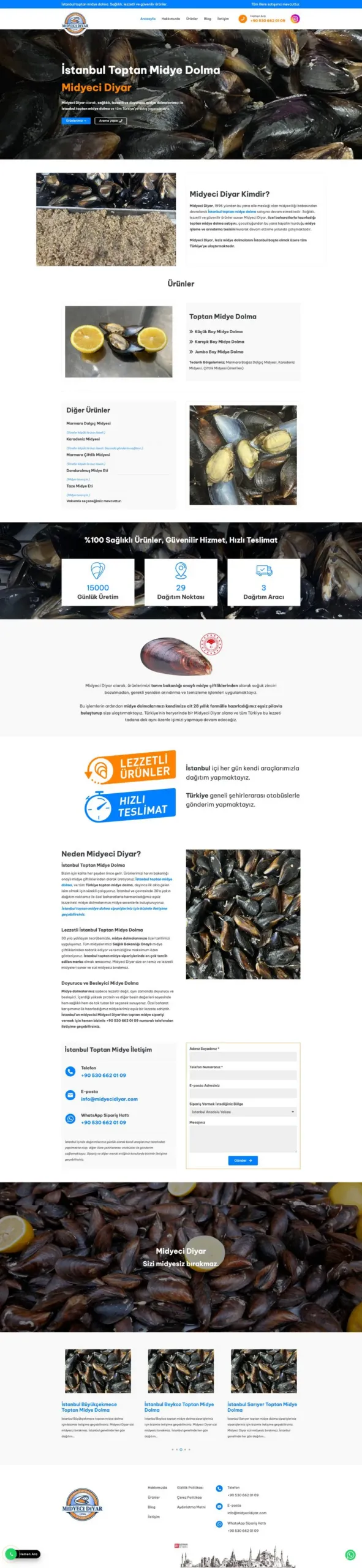 Midyeci Diyar web sitesi sayfa 1