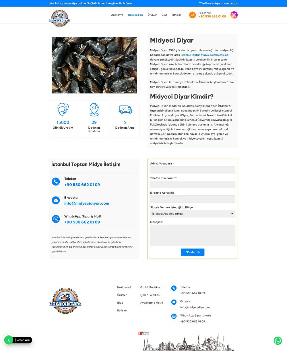 Midyeci Diyar web sitesi sayfa 2