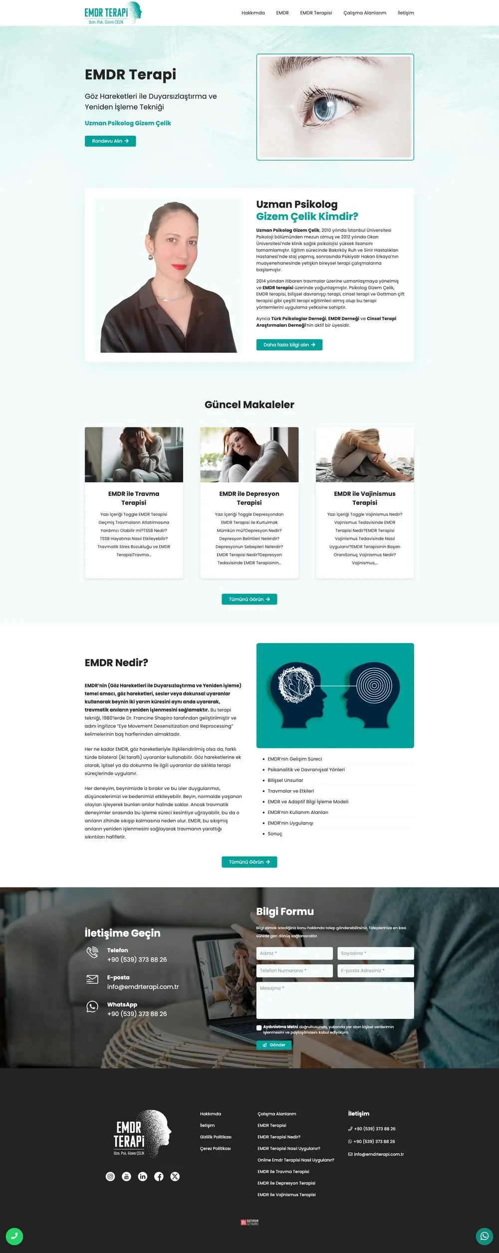 EMDR Terapi web sitesi sayfa 1