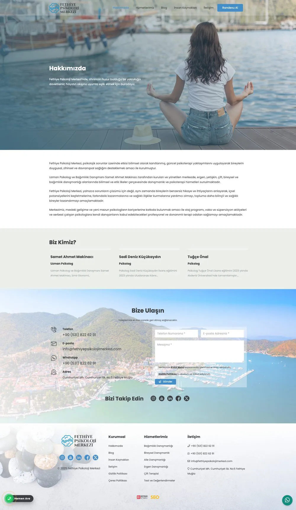Fethiye Psikoloji Merkezi web sitesi sayfa 2