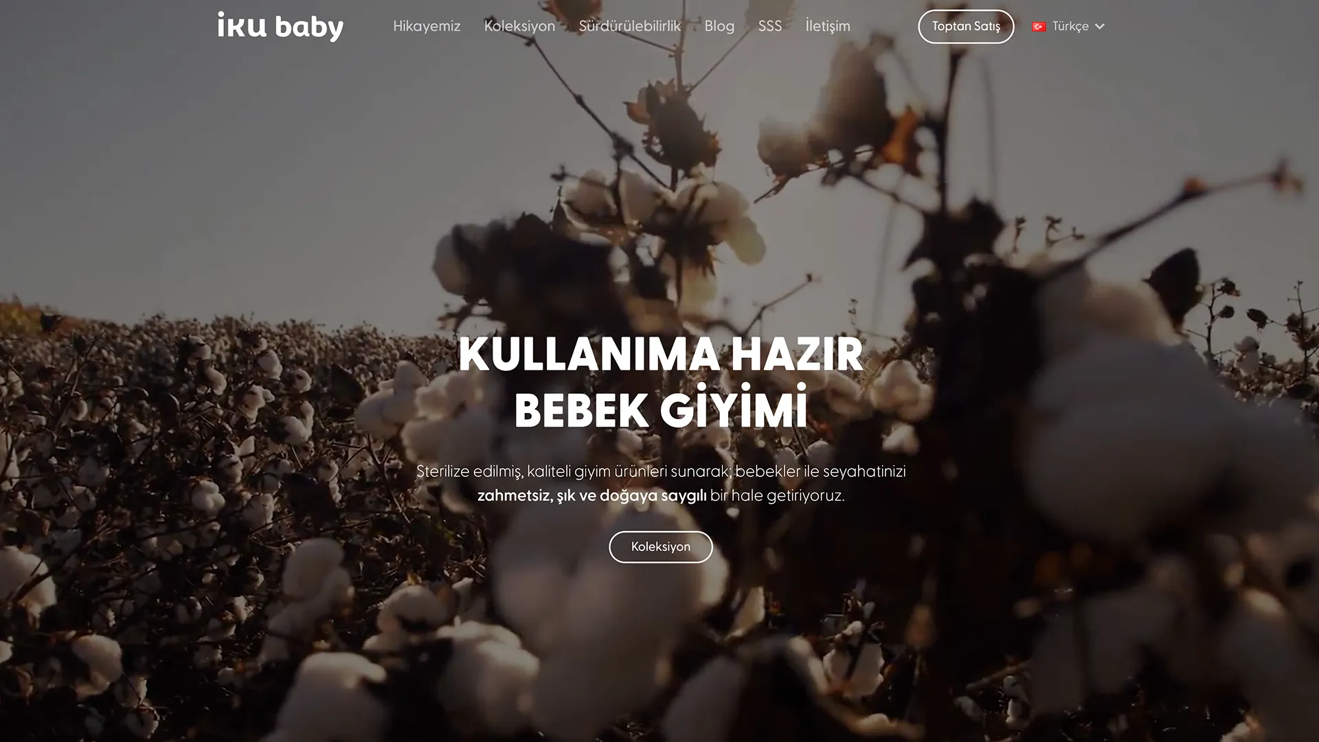 IKU Baby web sitesi ekran görüntüsü