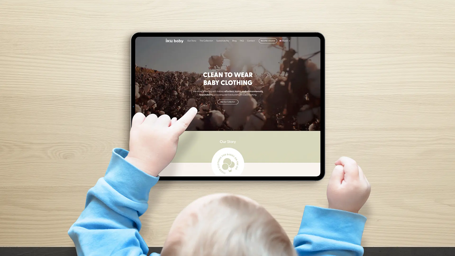IKU Baby web sitesi ekran görüntüsü