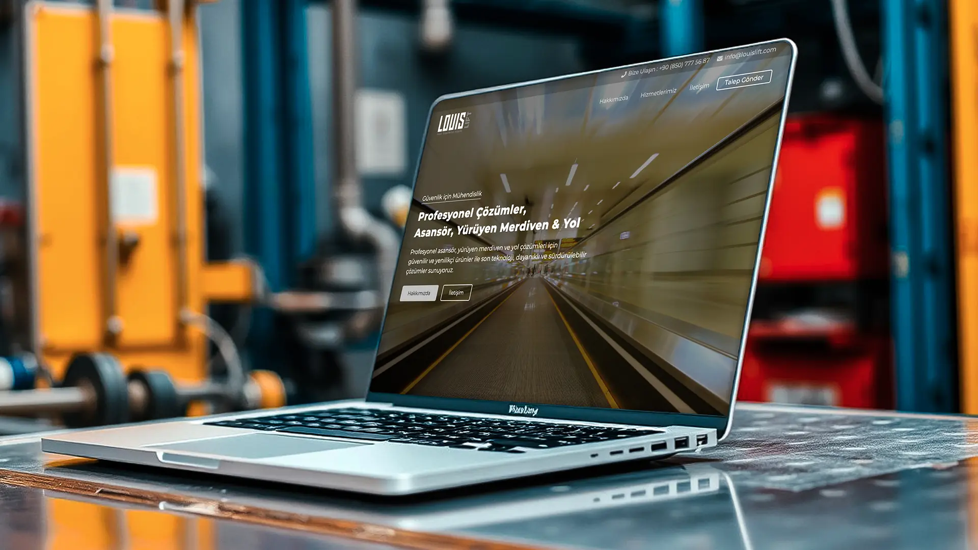 louis lift asansör kurumsal web tasarım çalışması