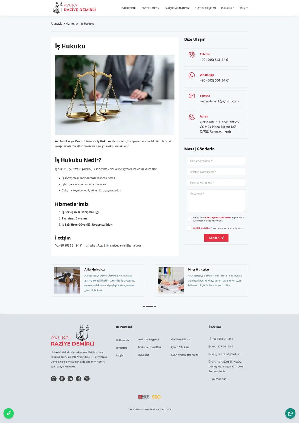 Avukat Raziye Demirli web sitesi sayfa 4