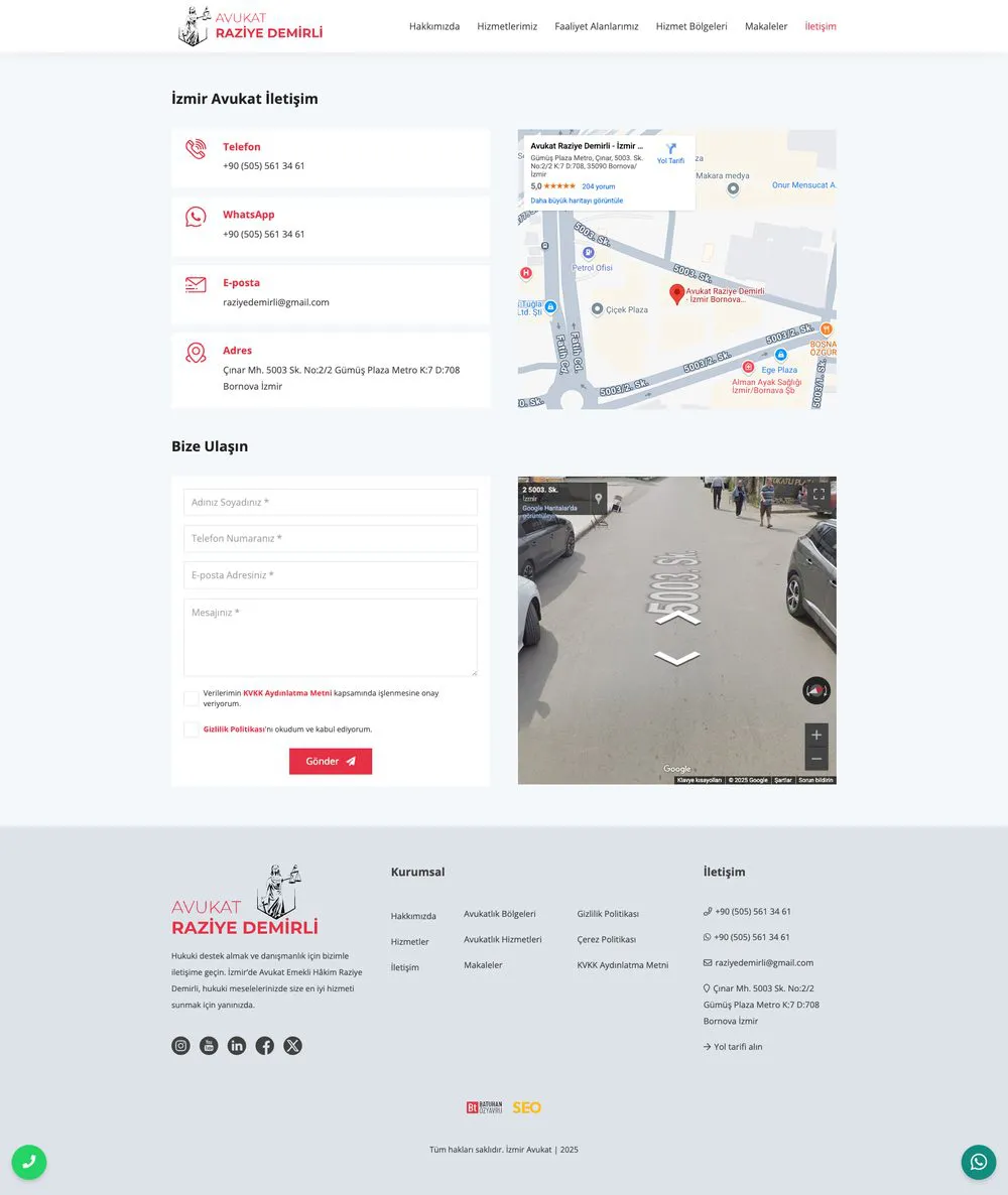 Avukat Raziye Demirli web sitesi sayfa 6