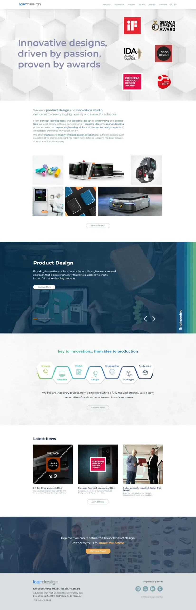 Kardesign web sitesi sayfa 1
