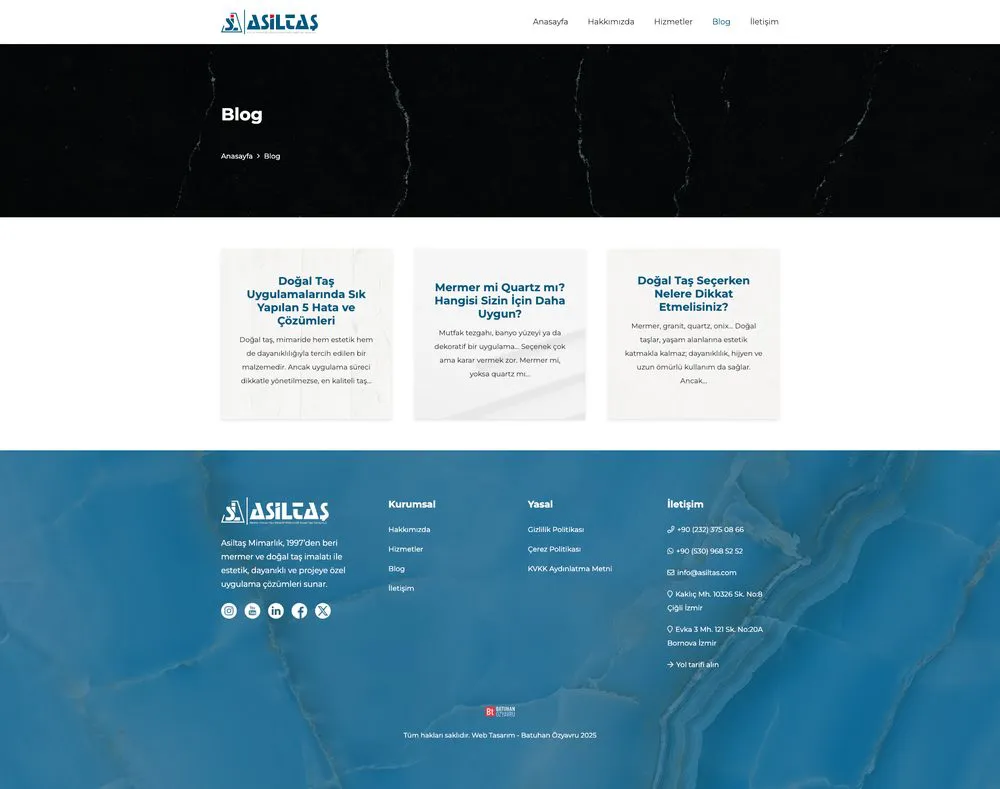 Asiltaş Mermer web sitesi sayfa 5