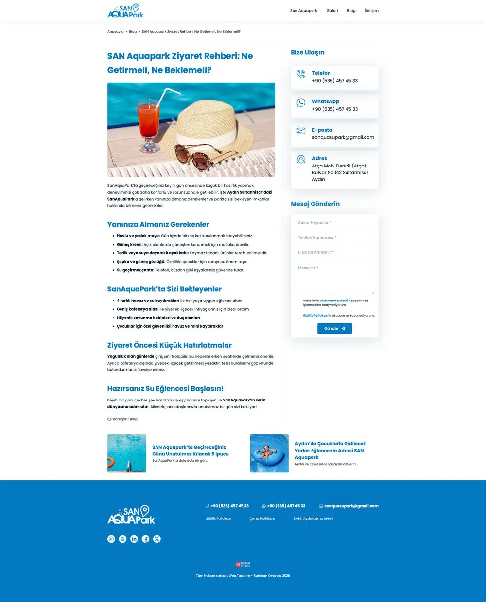 San Aquapark web sitesi sayfa 5