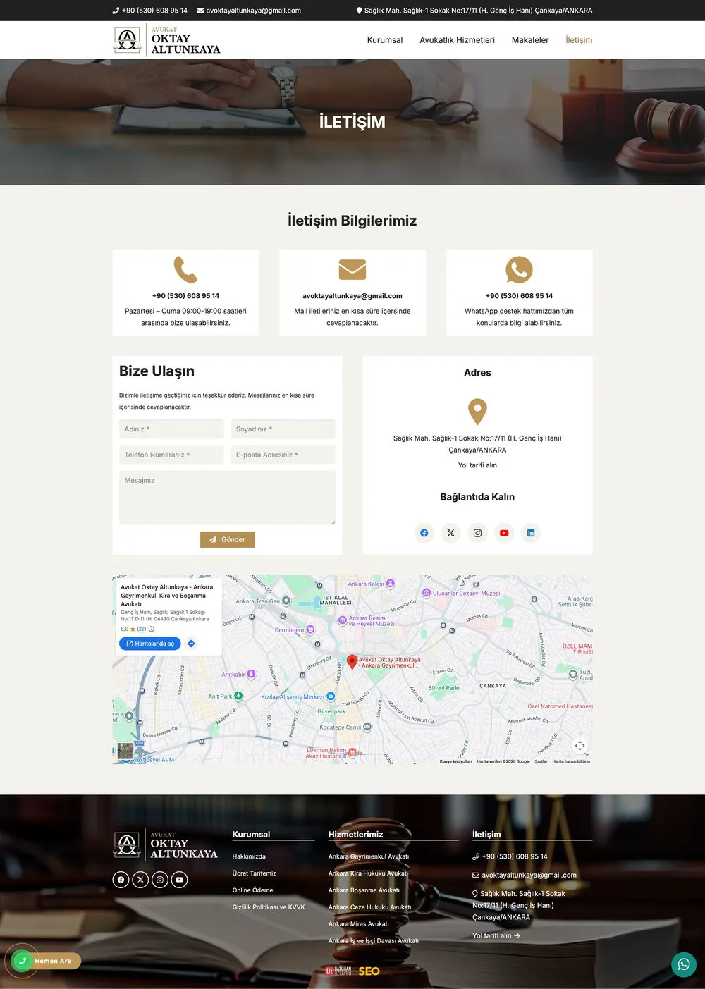Avukat Oktay Altunkaya web sitesi sayfa 5