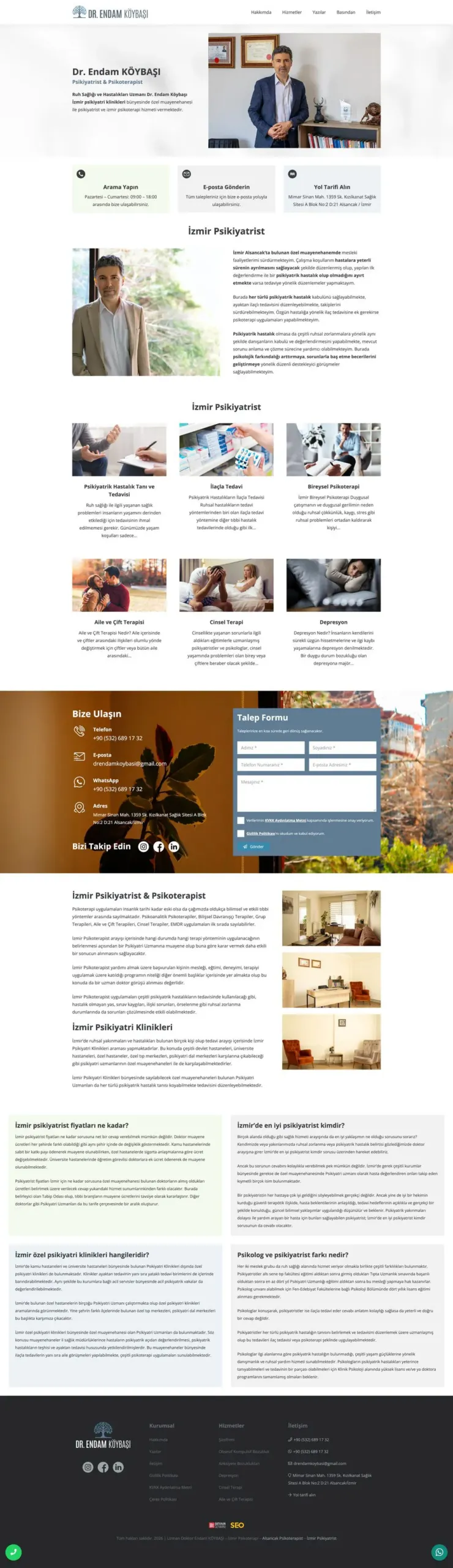 Doktor Endam Köybaşı web sitesi sayfa 1