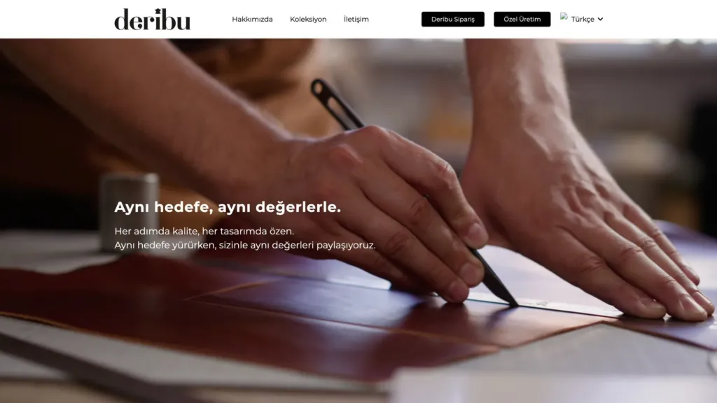 Deribu web sitesi ana sayfa