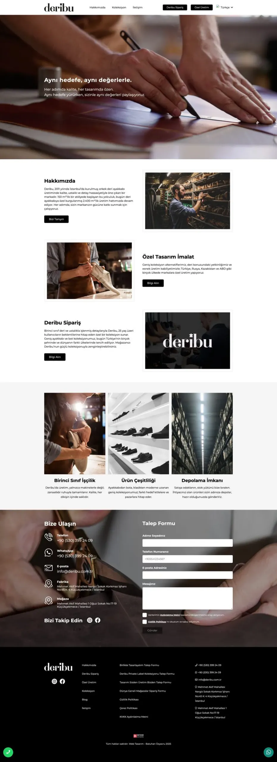 Deribu web sitesi sayfa 1